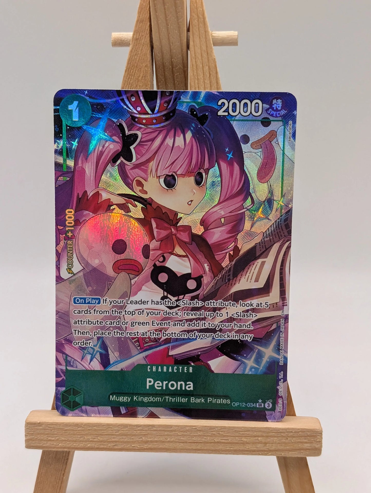 Perona OP12-034 SR [Alt Art] - Legacy of The Master - English NM/M One Piece CCG FRENLY BRICKS - Open 7 Days