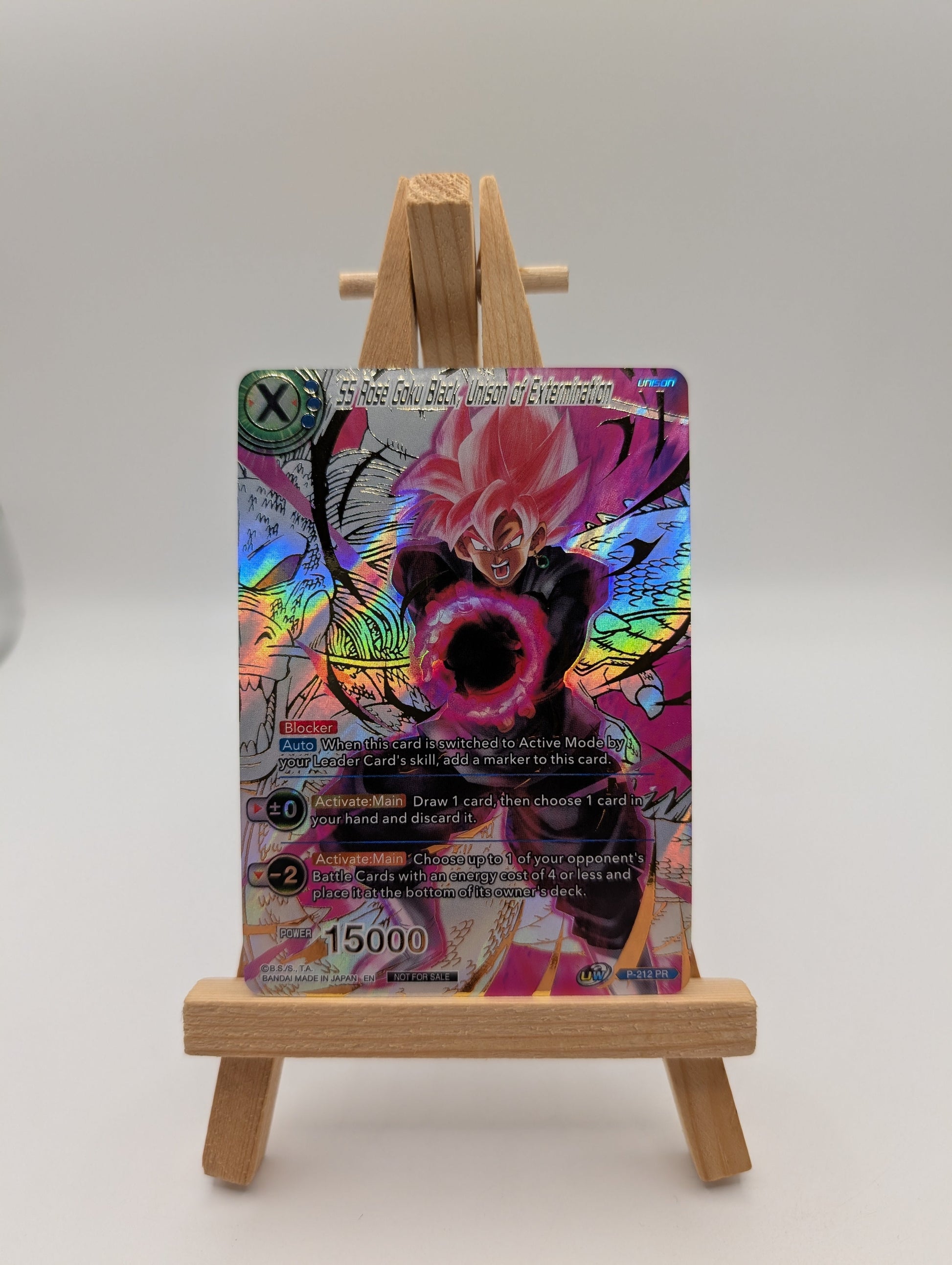 2020 DBS SS Rose Goku Black Unison of Extermination Gold Stamp P-212 FRENLY BRICKS - Open 7 Days