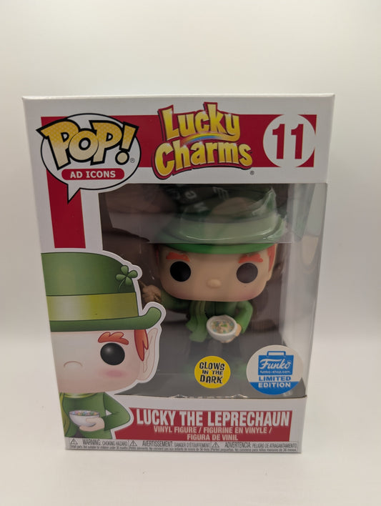 Lucky the Leprechaun Glow in Dark Funko Pop Lucky Charms Funko Shop Exclusive 11 FRENLY BRICKS - Open 7 Days