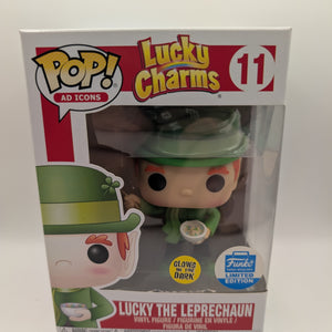 Lucky the Leprechaun Glow in Dark Funko Pop Lucky Charms Funko Shop Exclusive 11 FRENLY BRICKS - Open 7 Days