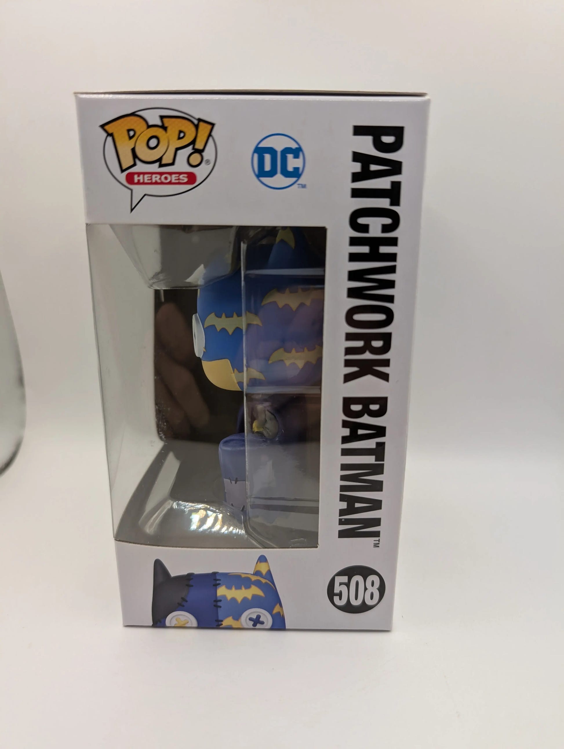 DC Comics - Patchwork Batman Pop! Vinyl Figure #508 FRENLY BRICKS - Open 7 Days image 4