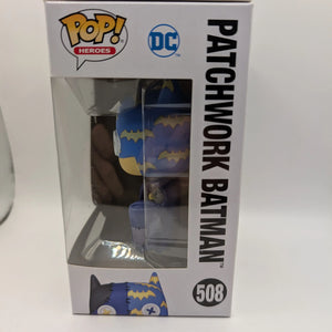 DC Comics - Patchwork Batman Pop! Vinyl Figure #508 FRENLY BRICKS - Open 7 Days