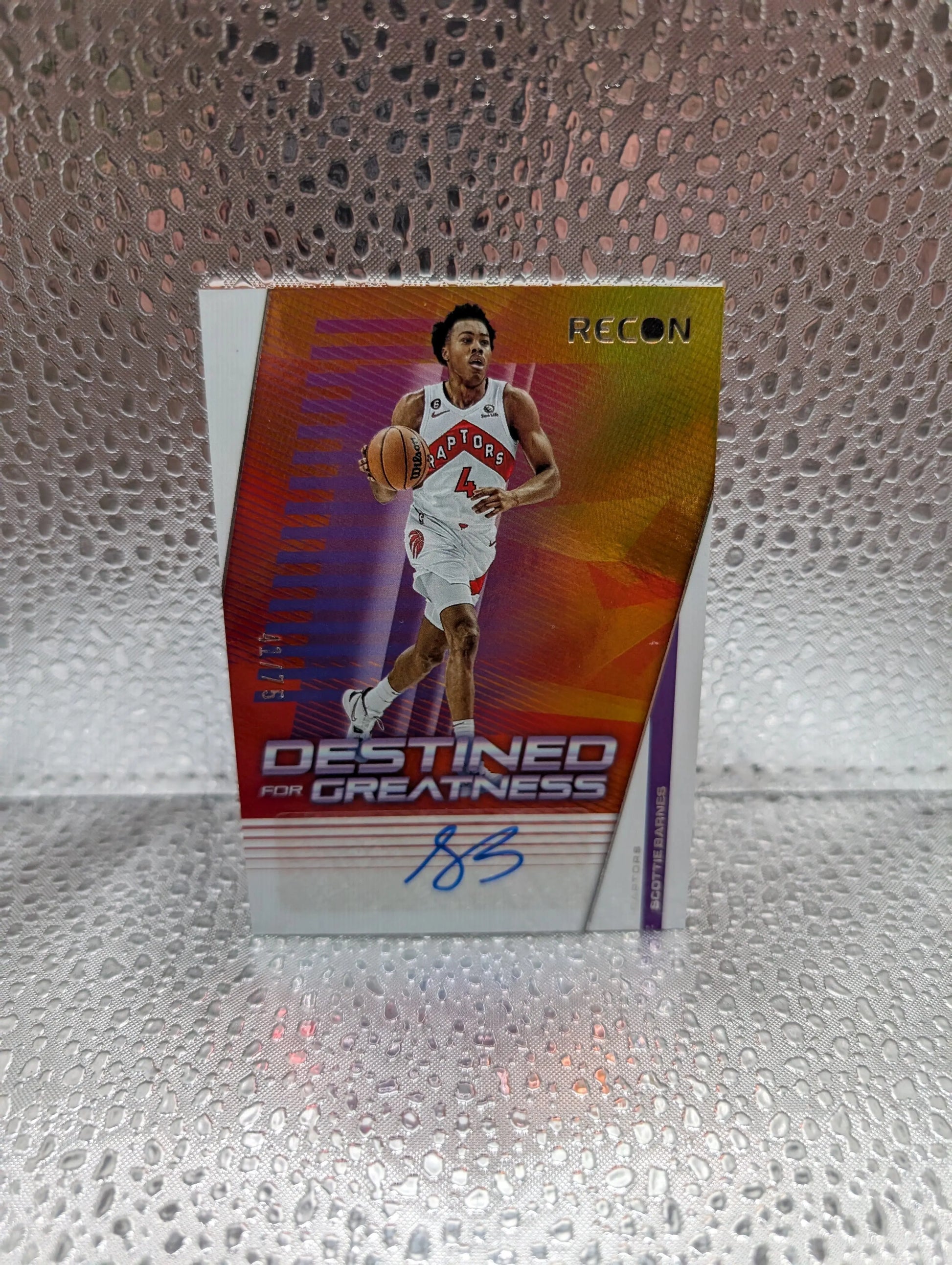 2022-23 Recon Scottie Barnes Destined For Greatness Auto /75 Toronto Raptors FRENLY BRICKS - Open 7 Days