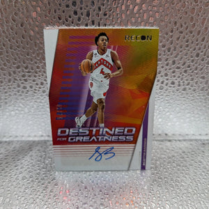 2022-23 Recon Scottie Barnes Destined For Greatness Auto /75 Toronto Raptors FRENLY BRICKS - Open 7 Days