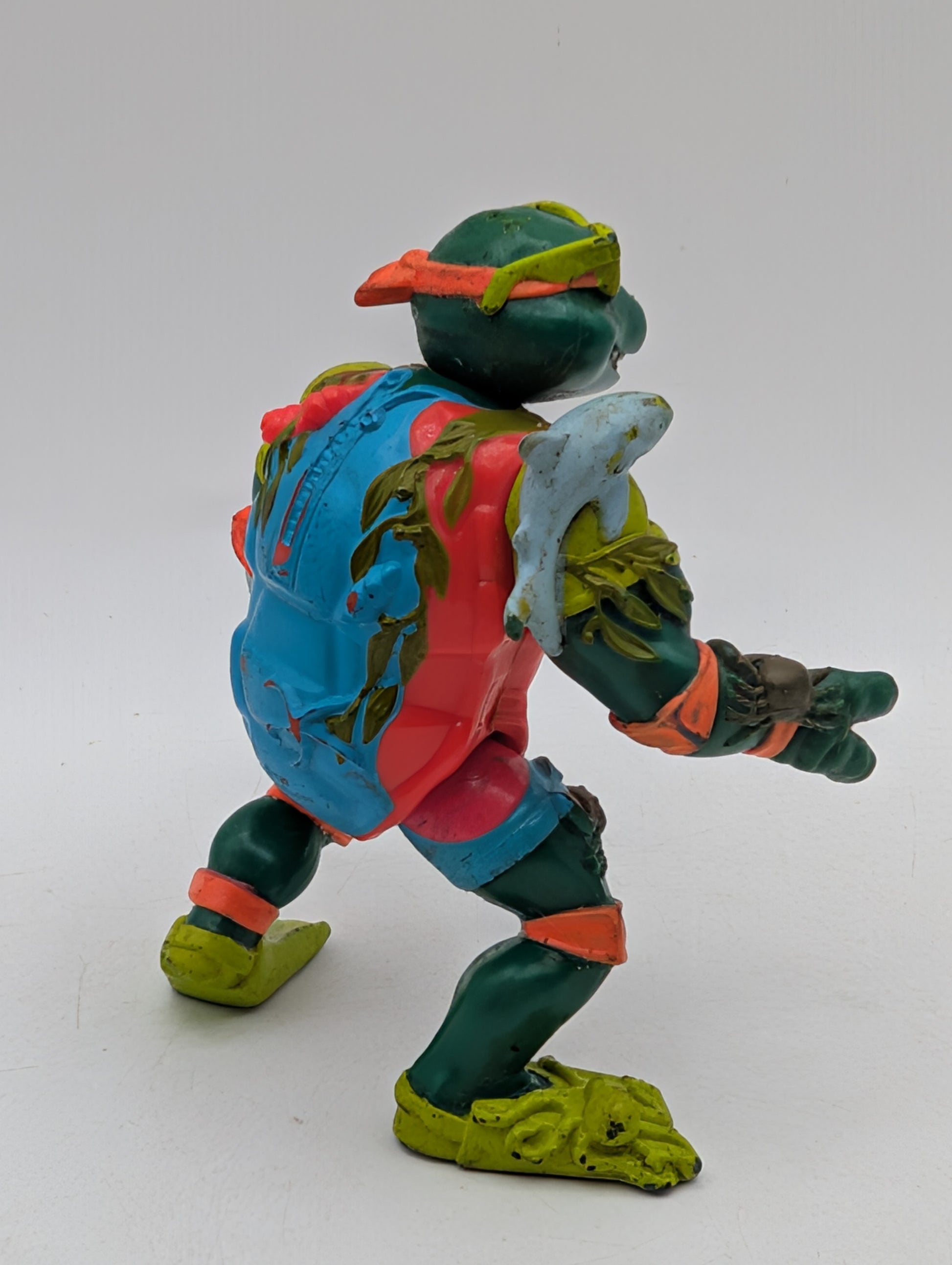 1990 Teenage Muntant Ninja Turtles Mike The Sewer Surfer Michelangelo Vintage image 6