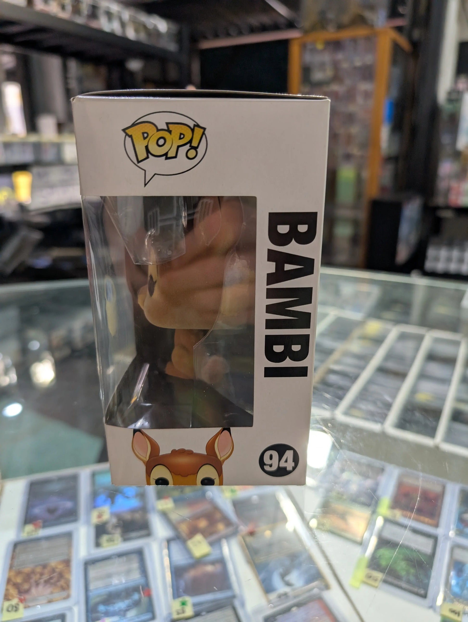 Disney Funko Pop - Bambi (Flocked) - Bambi - No. 94 FRENLY BRICKS - Open 7 Days