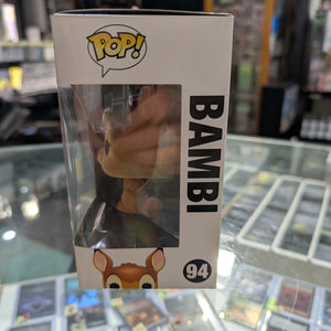 Disney Funko Pop - Bambi (Flocked) - Bambi - No. 94 FRENLY BRICKS - Open 7 Days
