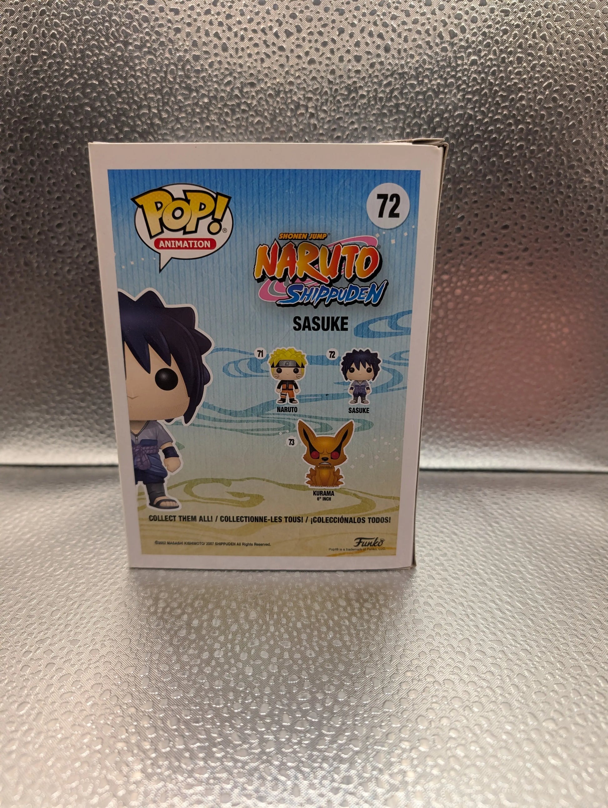 FUNKO Pop Vinyl Sasuke Naruto #72 FRENLY BRICKS - Open 7 Days