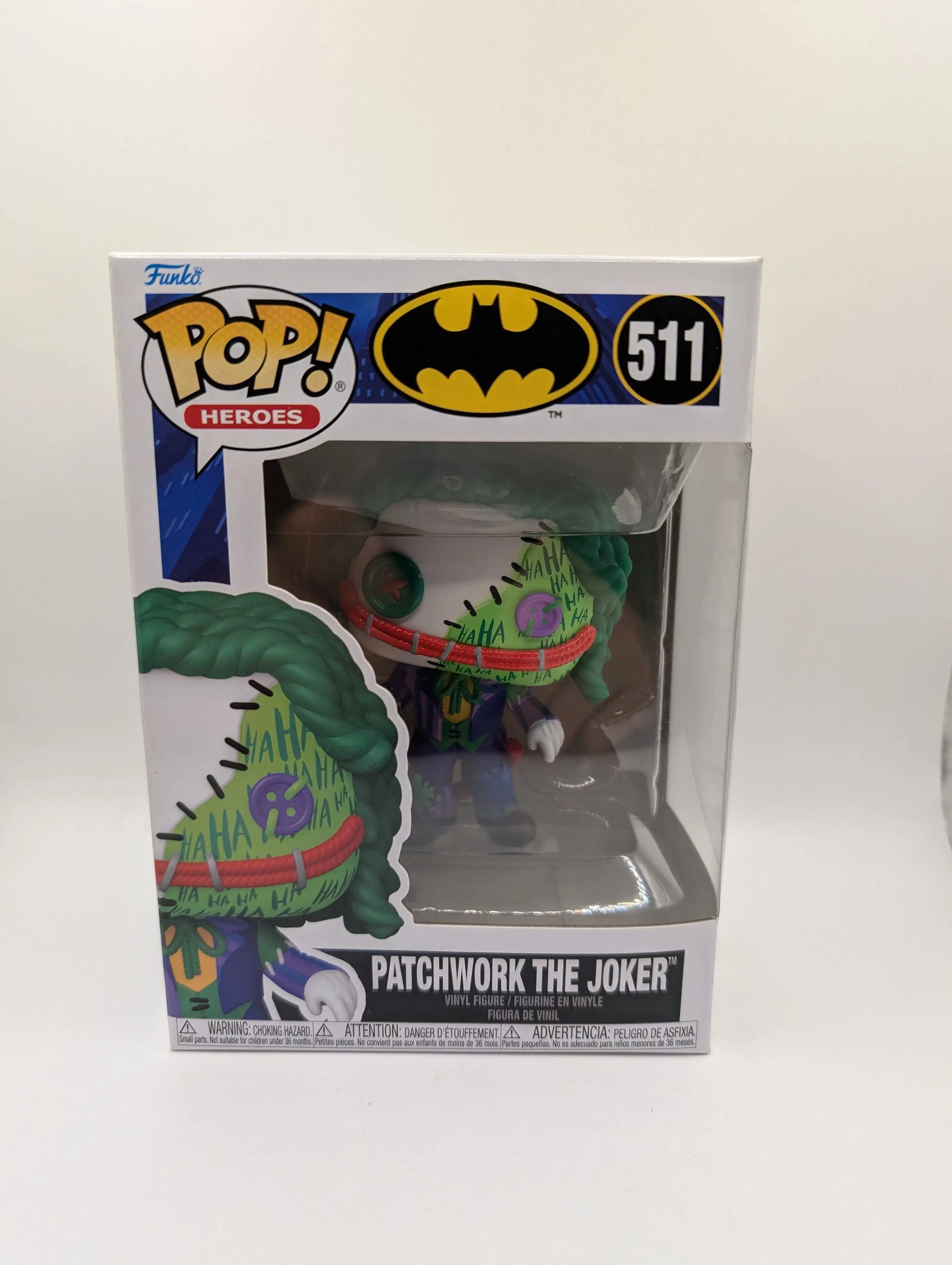 DC Comics - Patchwork The Joker Pop! Vinyl Figure #511 FRENLY BRICKS - Open 7 Days image 1