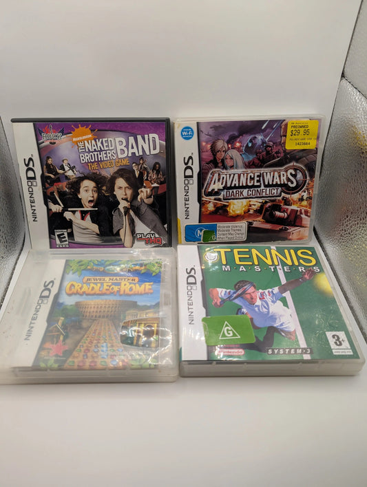 Nintendo DS Lot Bundle 4x Games, Fun, War, Sport, Puzzles, Working and Tested FRENLY BRICKS - Open 7 Days