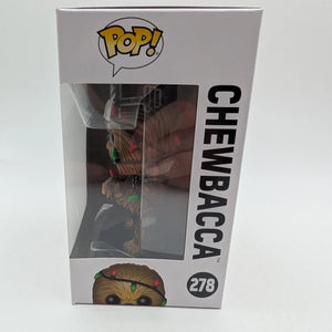 Star Wars - Chewbacca with Lights Christmas Holiday Pop! Vinyl Figure #278 FRENLY BRICKS - Open 7 Days