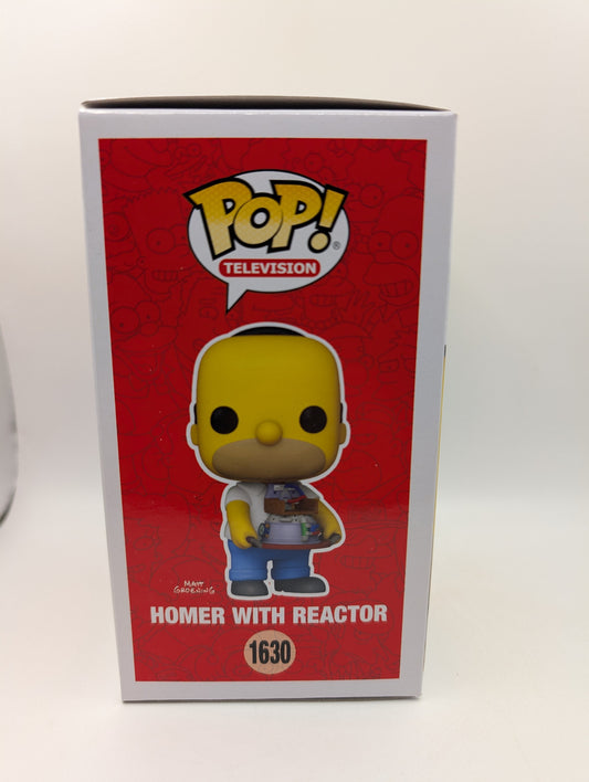 2024 Funko Pop Simpsons HOMER with REACTOR 1630 Figure London Funkon Exclusive FRENLY BRICKS - Open 7 Days