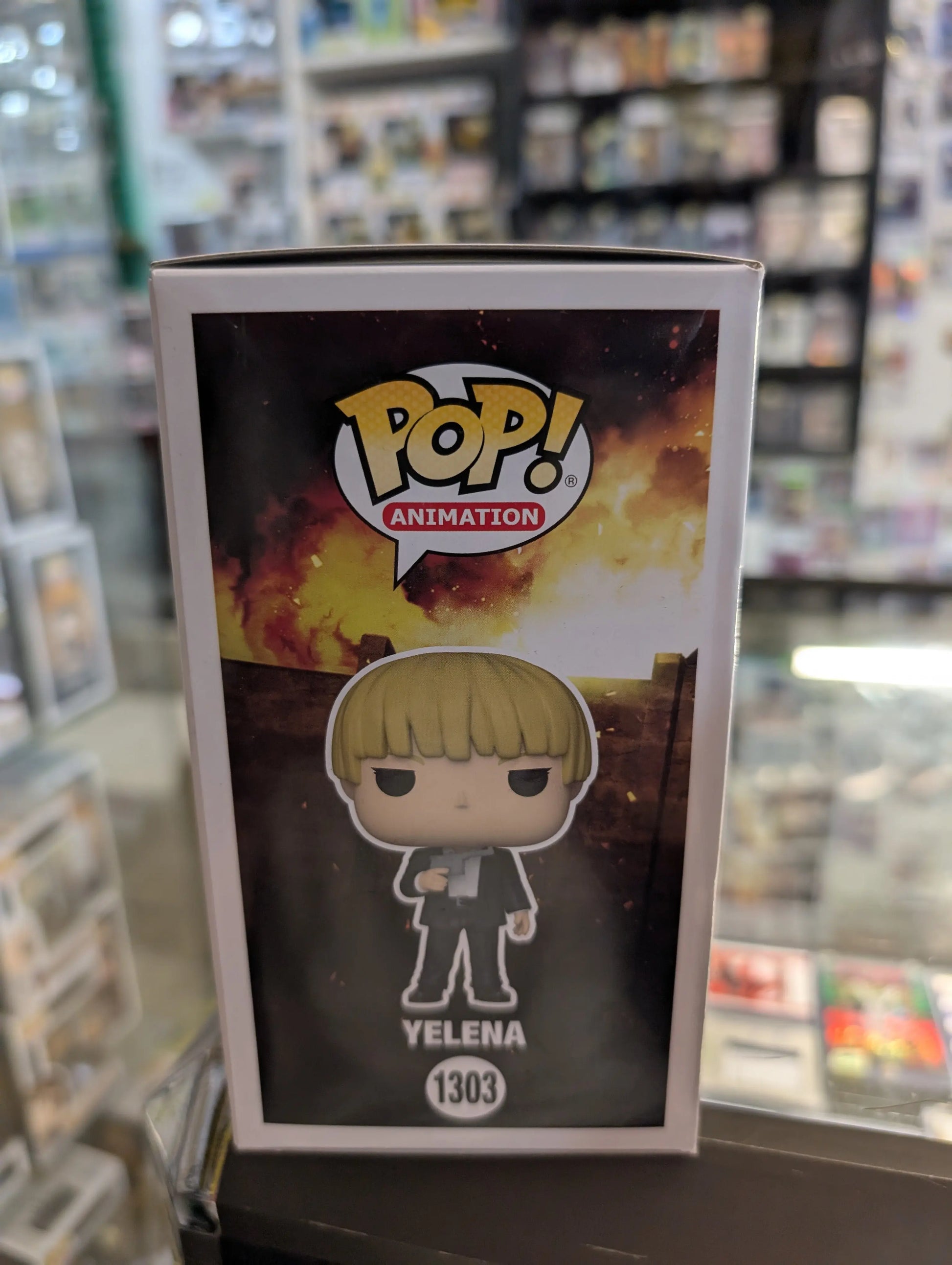 Funko Pop Vinyl Attack On Titan Yelena #1303 Exclusive FRENLY BRICKS - Open 7 Days