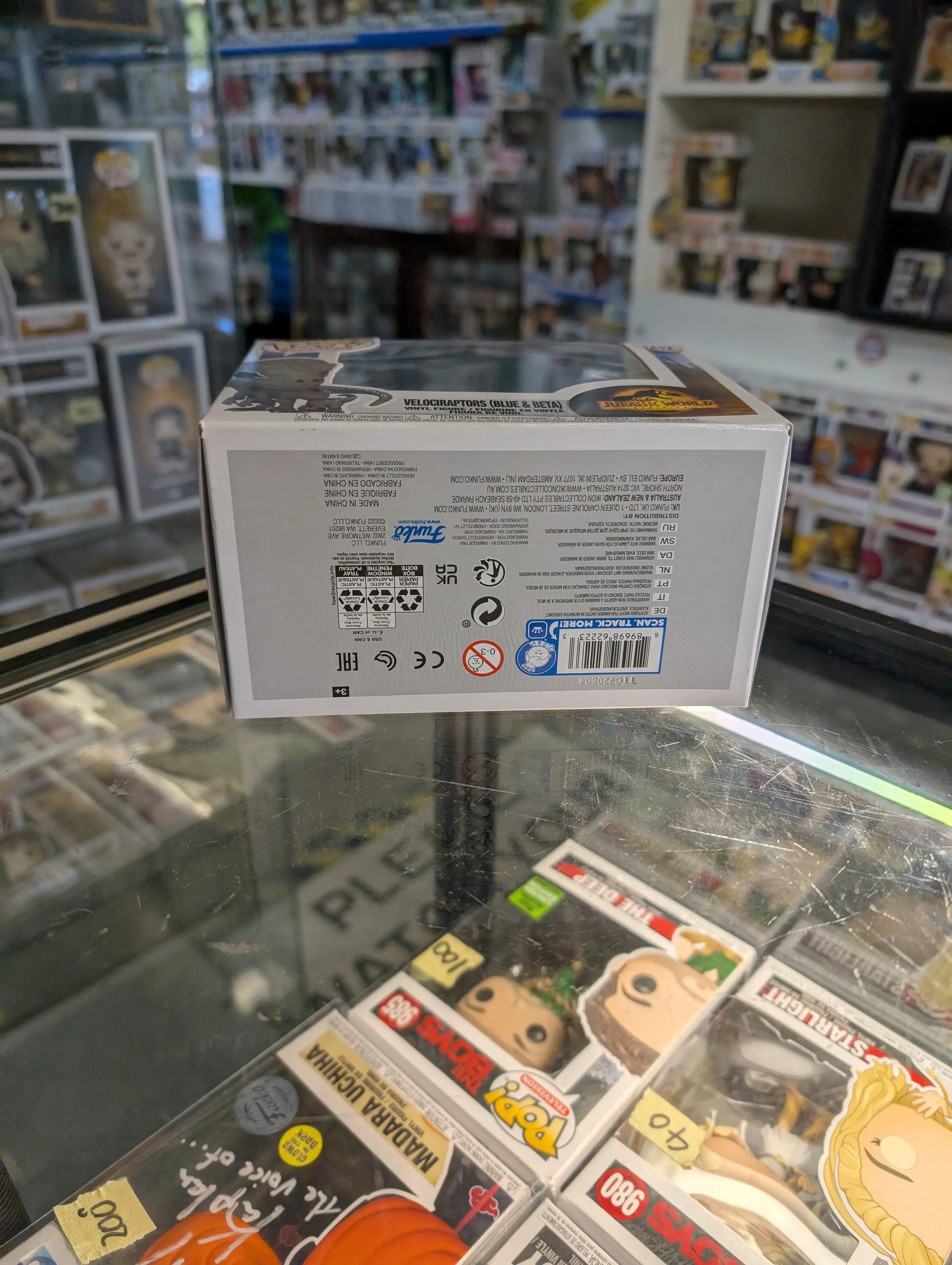 FUNKO Pop Vinyl Velociraptors (Blue & Beta) FRENLY BRICKS - Open 7 Days