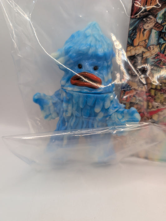 Maxtoys Ultraman Series Zazarn Sludge Kaiju Blue Limited Luminous Sofubi Figure FRENLY BRICKS - Open 7 Days