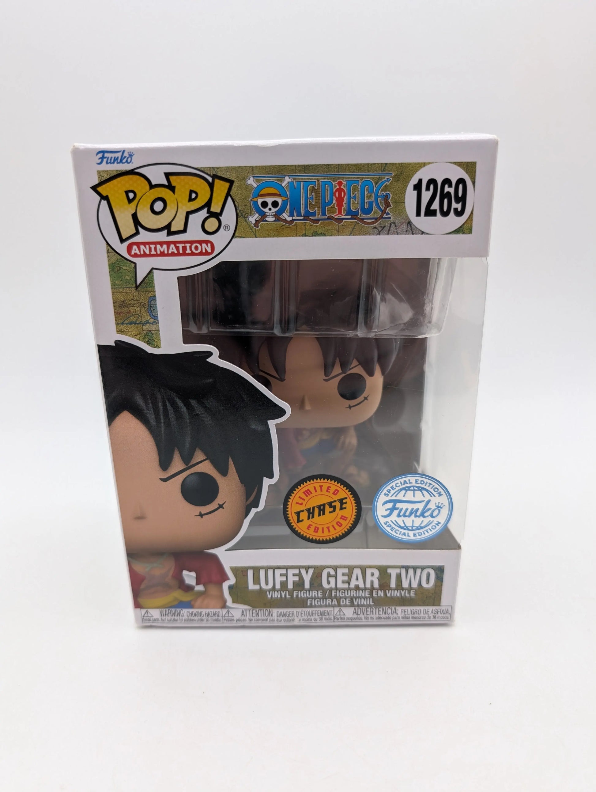 Funko Pop! Luffy Gear Two One Piece Chase  1269 *damaged box* FRENLY BRICKS - Open 7 Days