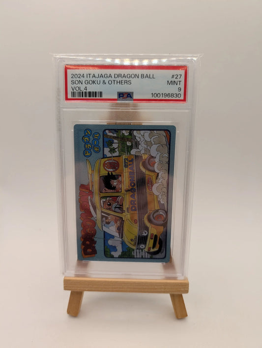 PSA 9 -- Dragon Ball Japanese Itajaga Card -- Vol.4 #27 Son Goku japanese FRENLY BRICKS - Open 7 Days
