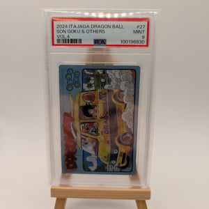 PSA 9 -- Dragon Ball Japanese Itajaga Card -- Vol.4 #27 Son Goku japanese FRENLY BRICKS - Open 7 Days