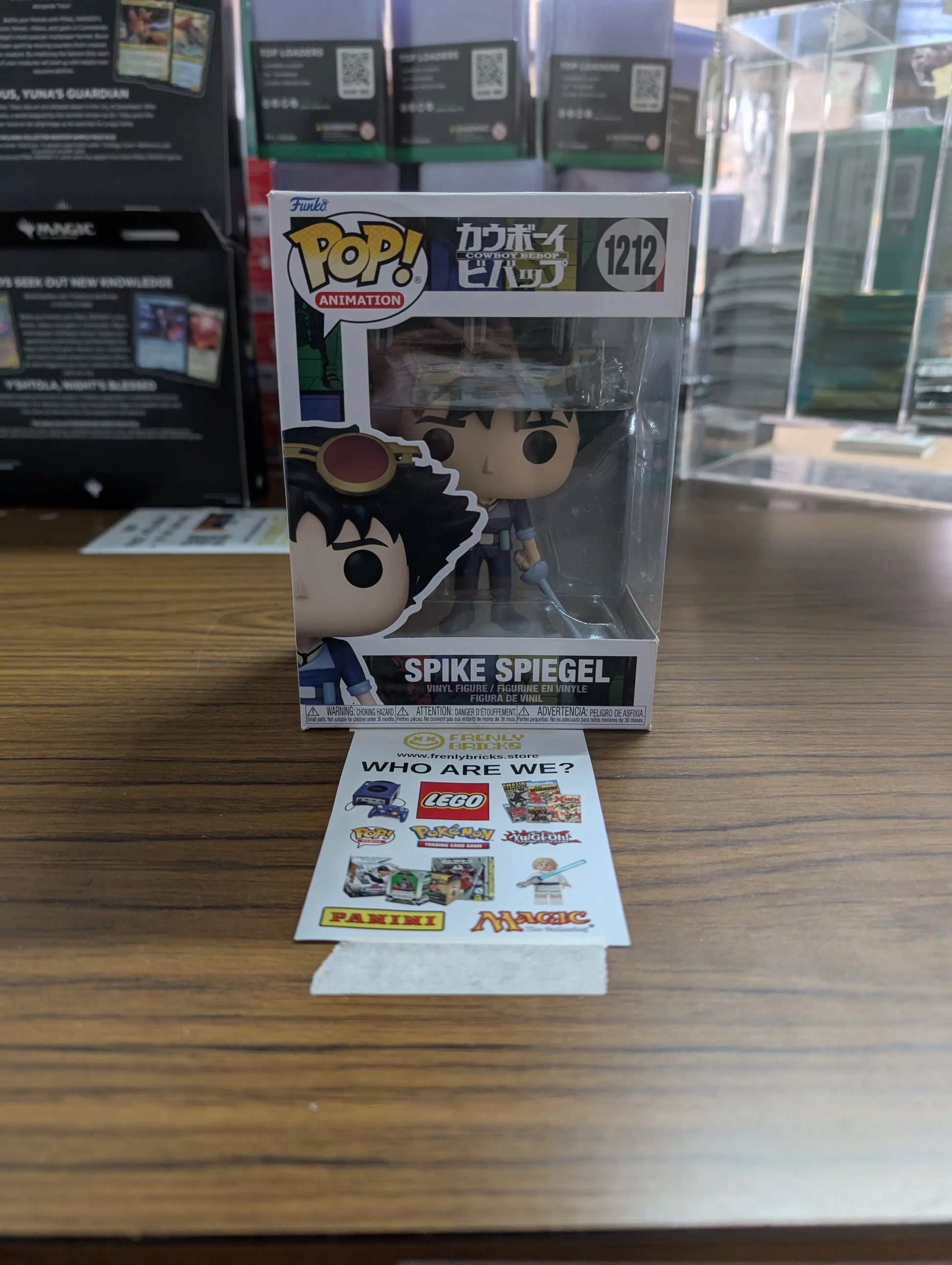 FUNKO Pop Vinyl Spike Spiegel #1212 FRENLY BRICKS - Open 7 Days