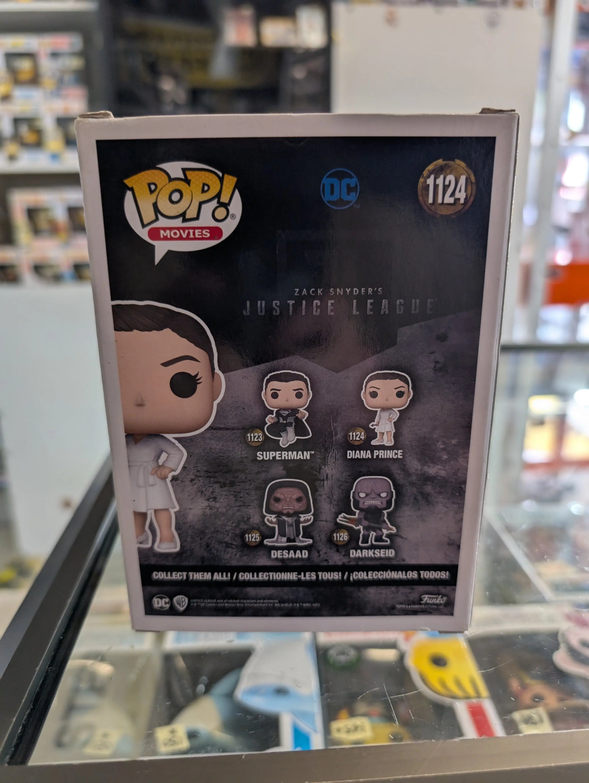 Funko Pop! Justice League Snyder - Diana Prince  Vinyl Figure 1124 FRENLY BRICKS - Open 7 Days