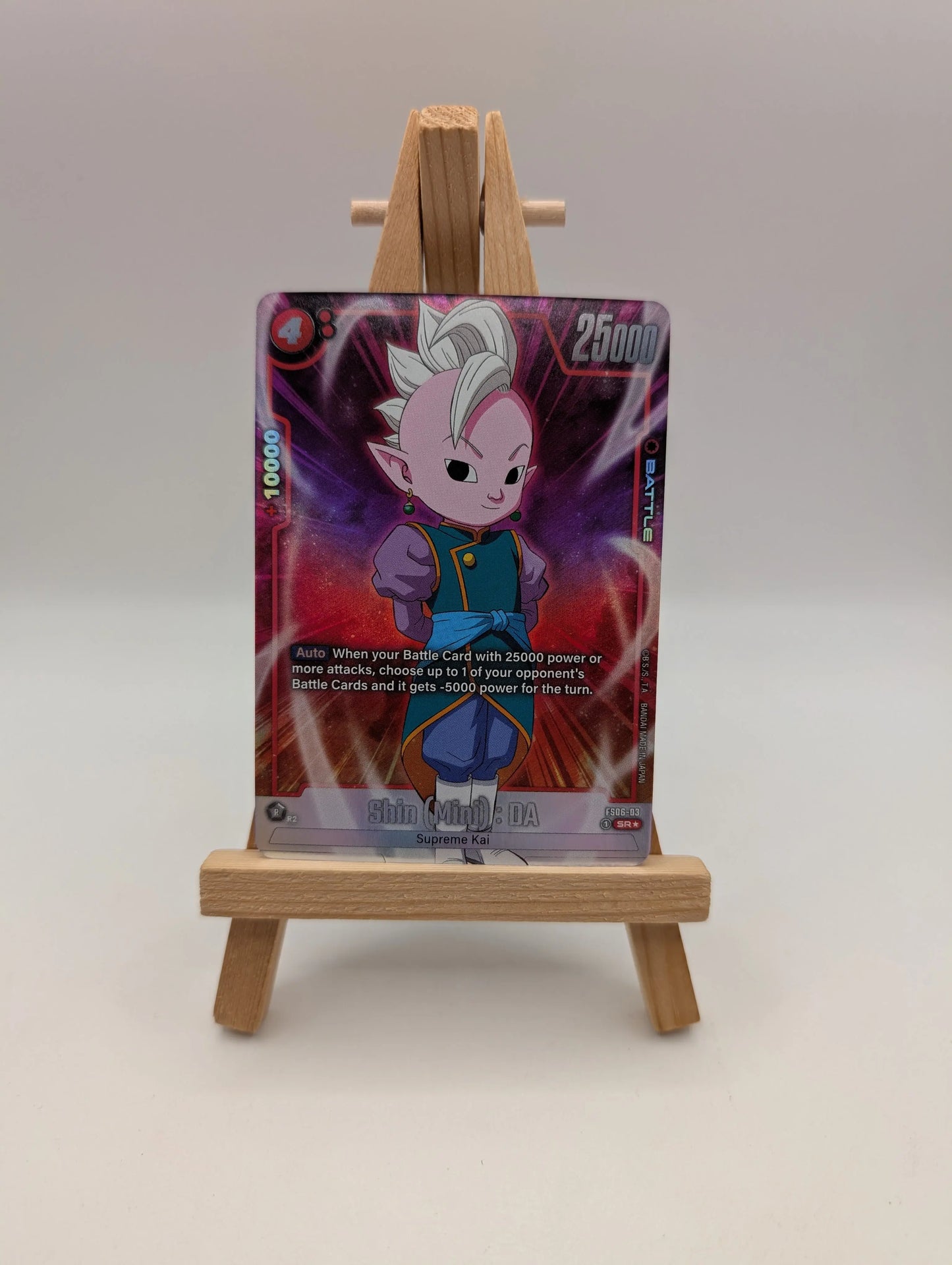 DBS Dragon Ball Fusion World FS06-03 Shin Mini SR ALT Trading Card FRENLY BRICKS - Open 7 Days
