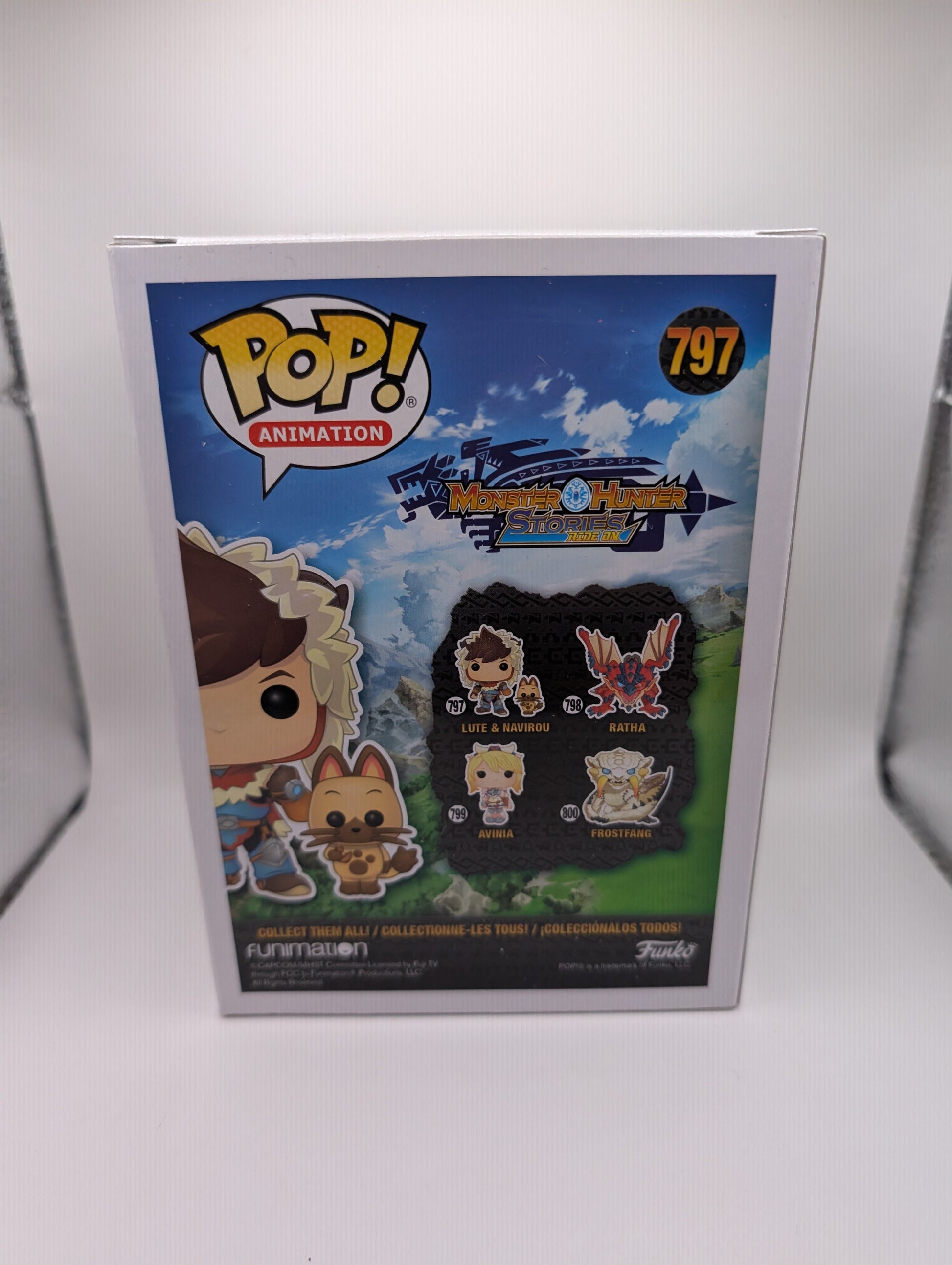 Funko Pop - Lute and Navirou 797 - Monster Hunter Stories - Pop Animation FRENLY BRICKS - Open 7 Days