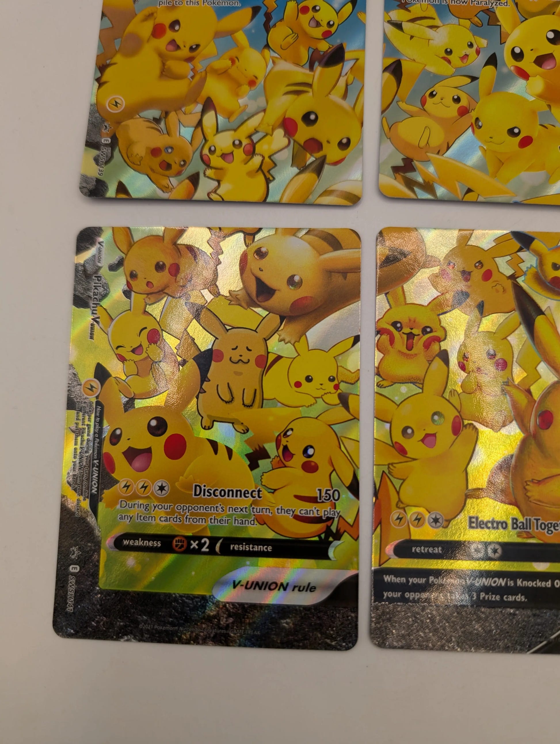 Pikachu V-Union - SWSH139-142 - Pokemon TCG: Celebrations Promo 4 Card Set FRENLY BRICKS - Open 7 Days image 2