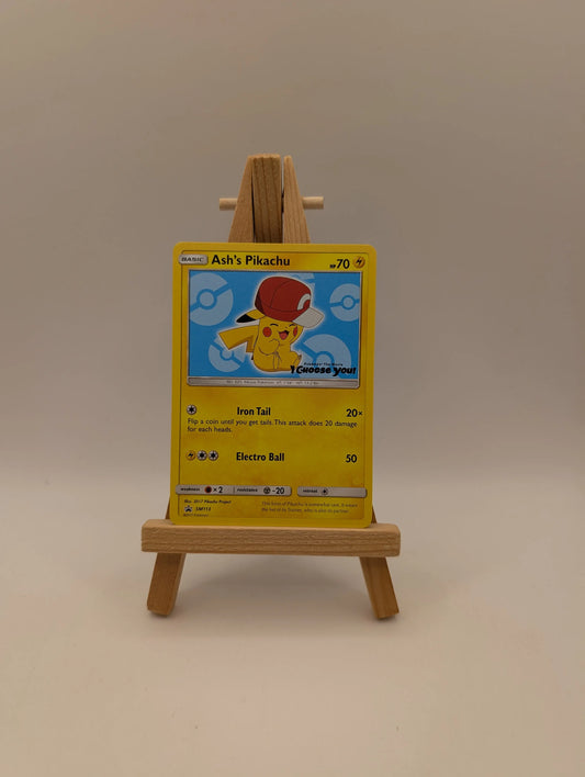 Ash's Pikachu SM113 Non Holo SM Promos - Pokemon Card FRENLY BRICKS - Open 7 Days
