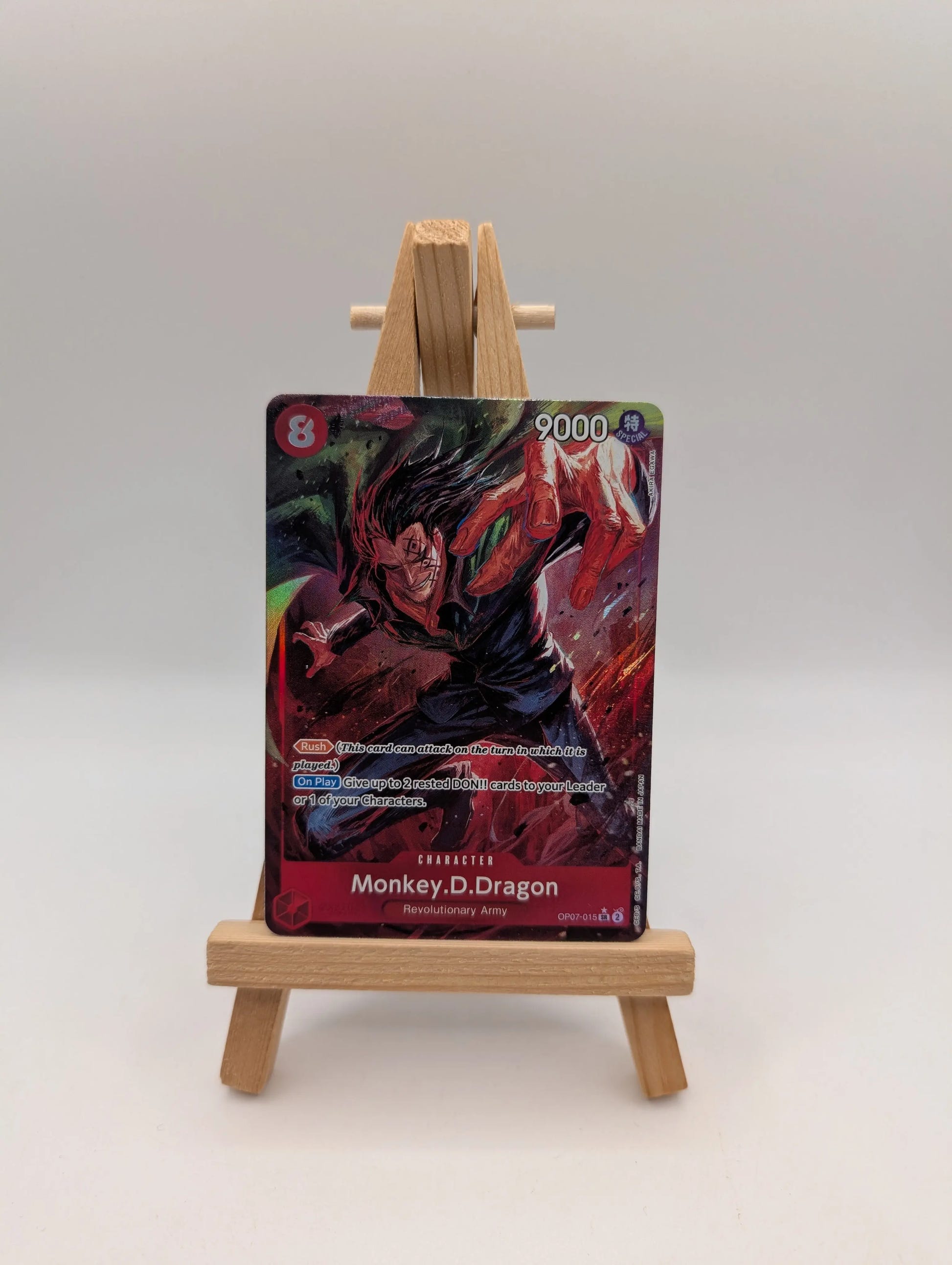 2024 One Piece Monkey D Dragon OP07 SR Alt Art English OP07-015 NM/M FRENLY BRICKS - Open 7 Days image 1