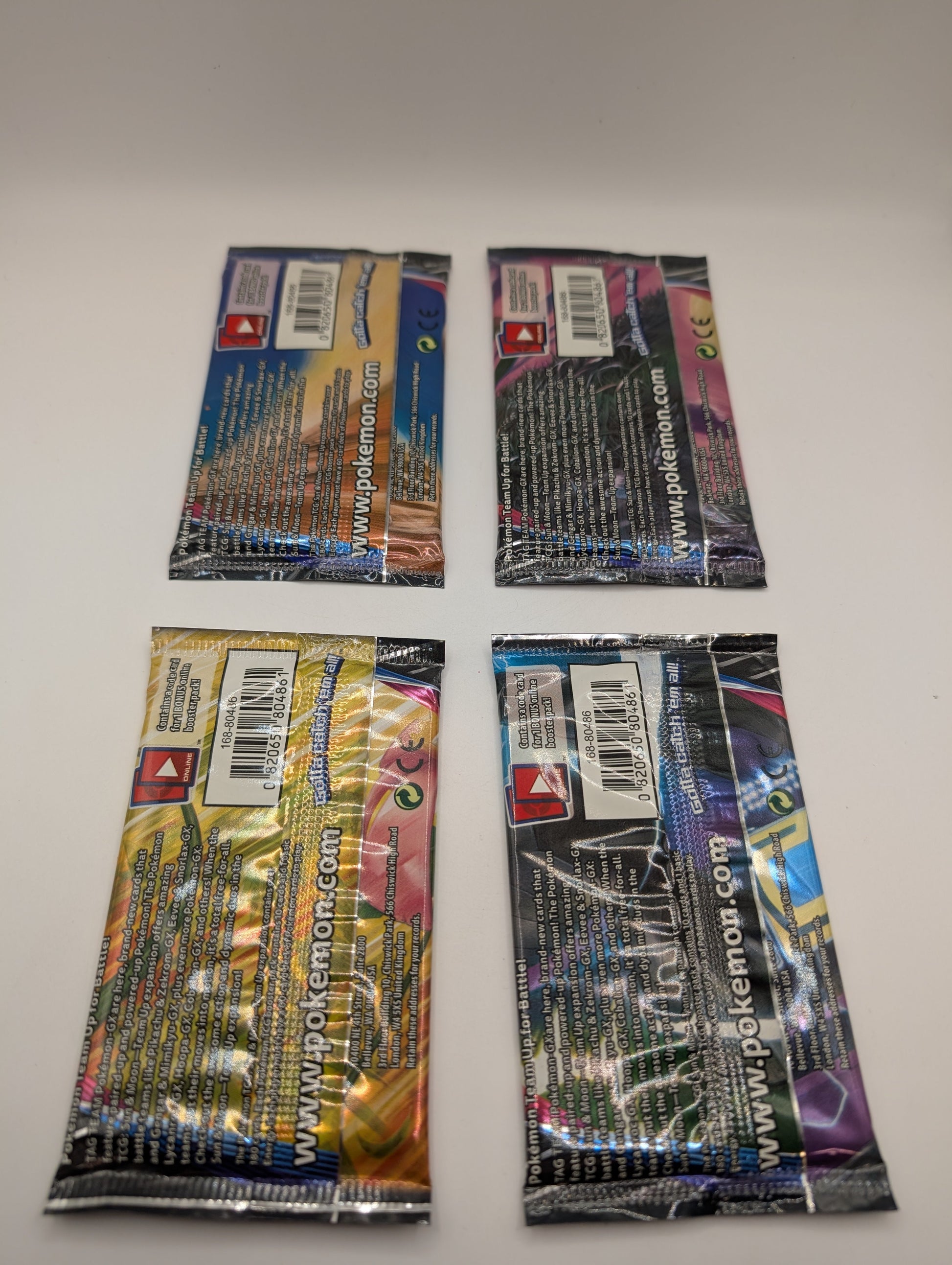Pokemon TCG Sun & Moon Team Up 4 Booster Packs - Art Set FRENLY BRICKS - Open 7 Days