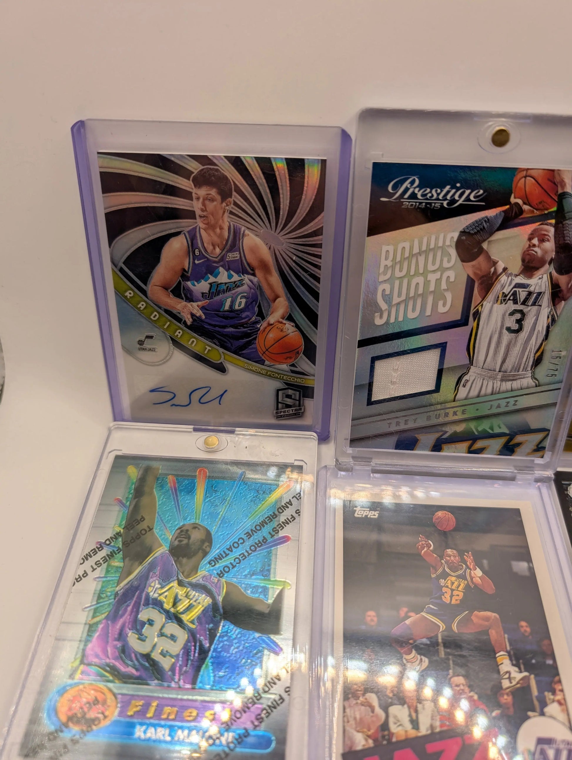 Utah Jazz NBA Basketball Card Lot, Rookies, Patch, Auto, Numbered, Karl Malone FRENLY BRICKS - Open 7 Days