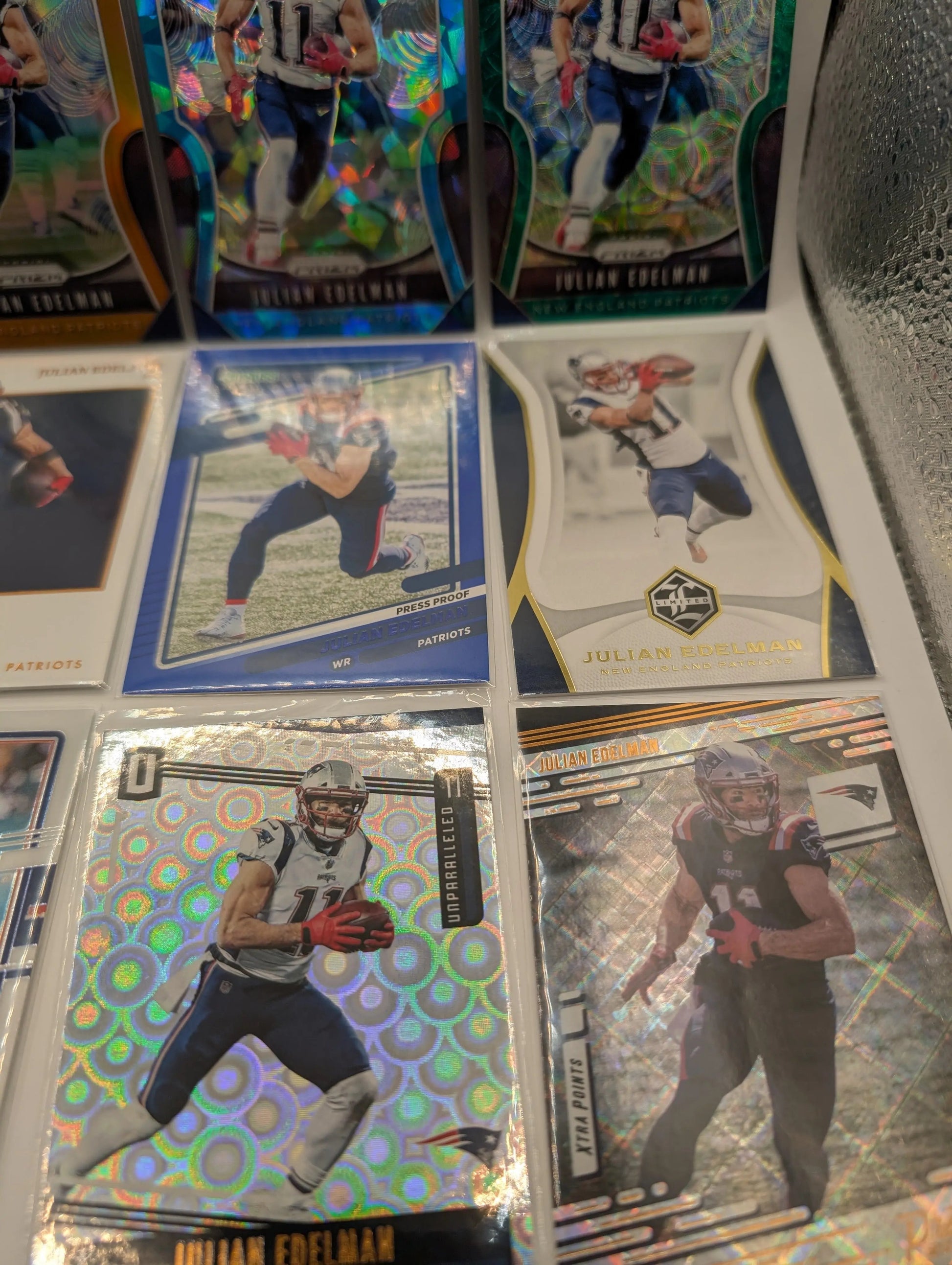 NFL Patriots Lot Bundle, Numbered, 12 Card Lot Gridiron FRENLY BRICKS - Open 7 Days