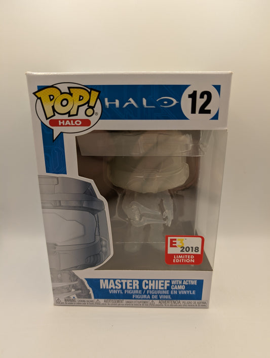 Funko Pop! Vinyl: Halo - Master Chief with Active Camo - E3 FRENLY BRICKS - Open 7 Days