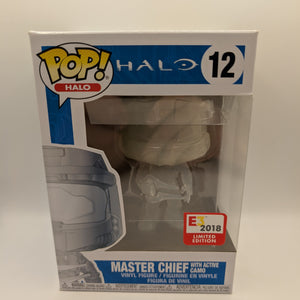 Funko Pop! Vinyl: Halo - Master Chief with Active Camo - E3 FRENLY BRICKS - Open 7 Days