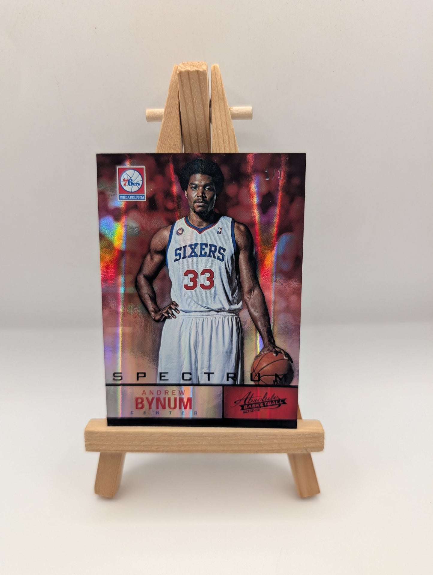 ANDREW BYNUM 2012-13 PANINI ABSOLUTE SPECTRUM 1/1 SSP 76ers FRENLY BRICKS - Open 7 Days
