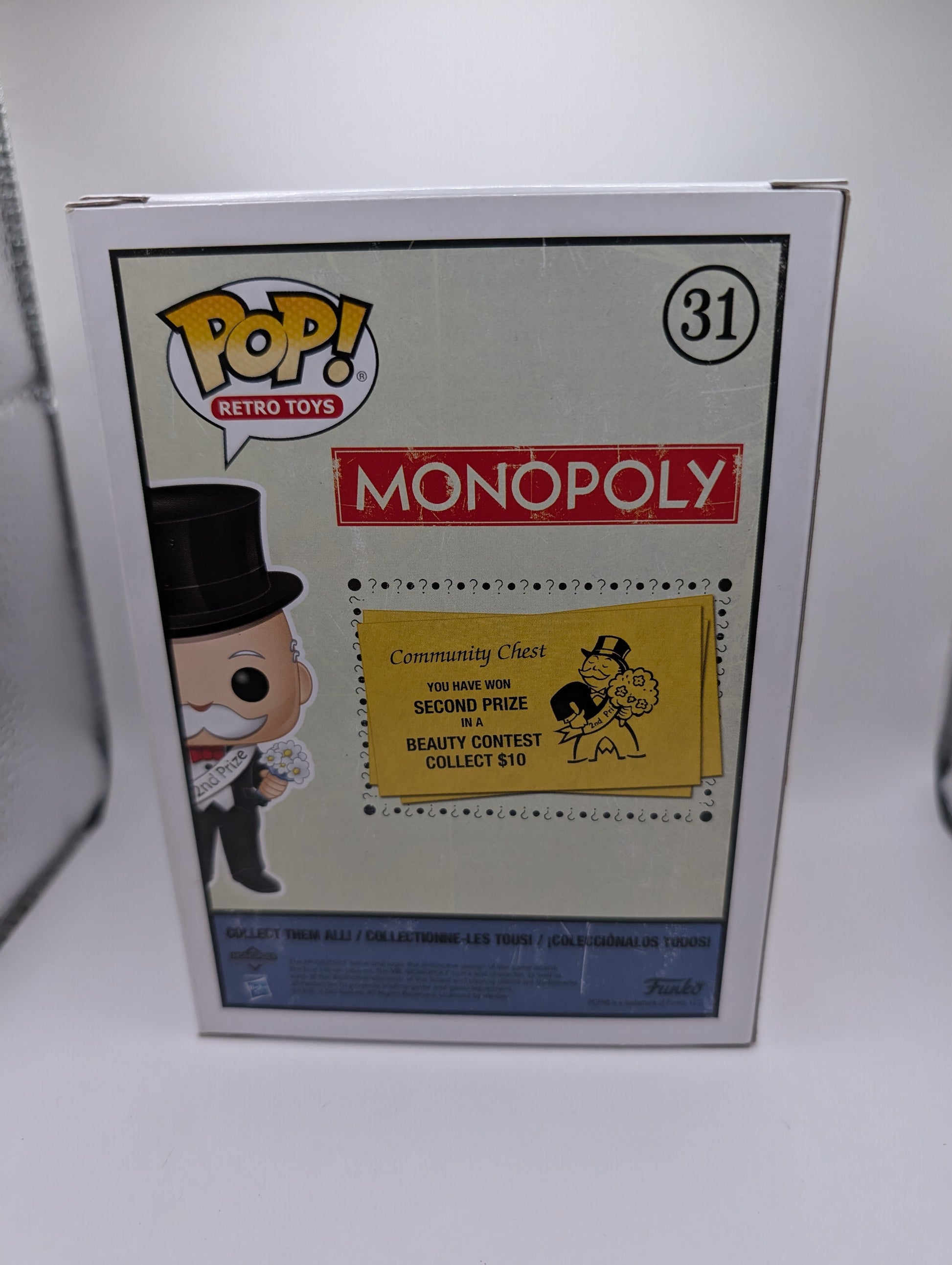 Funko Pop! Monopoly Mr. Monopoly (Popcultcha Exclusive) #31 Vinyl Figire LE FRENLY BRICKS - Open 7 Days
