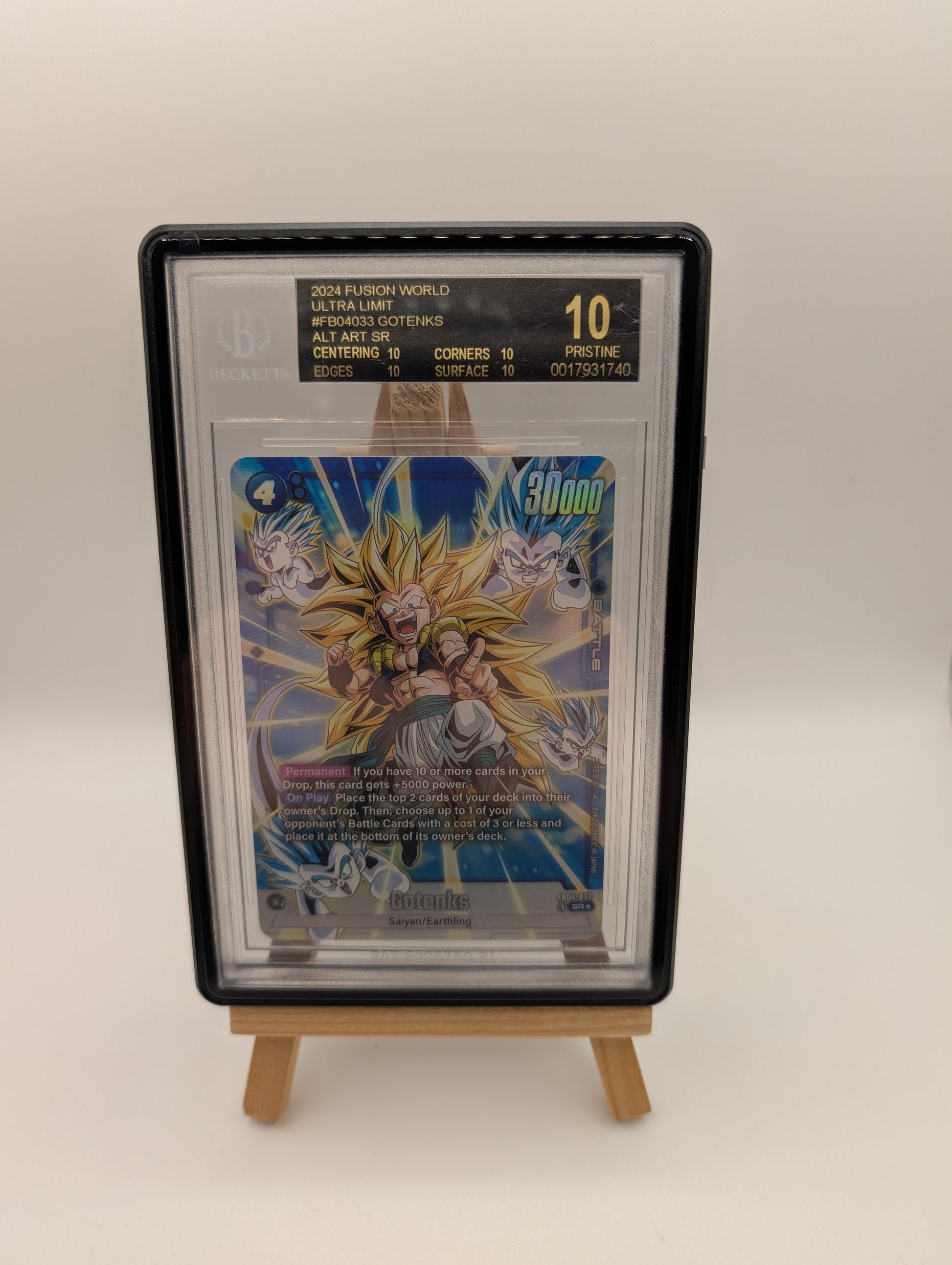 Dragon Ball Super Card Game 2024 Gotenks SR Alt Art FB04 033 BGS 10 Black Label FRENLY BRICKS - Open 7 Days