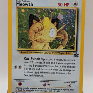Meowth #10 GB PROMO 10 Black Star WOTC Wizards Coast HOLO 1999 Card FRENLY BRICKS - Open 7 Days
