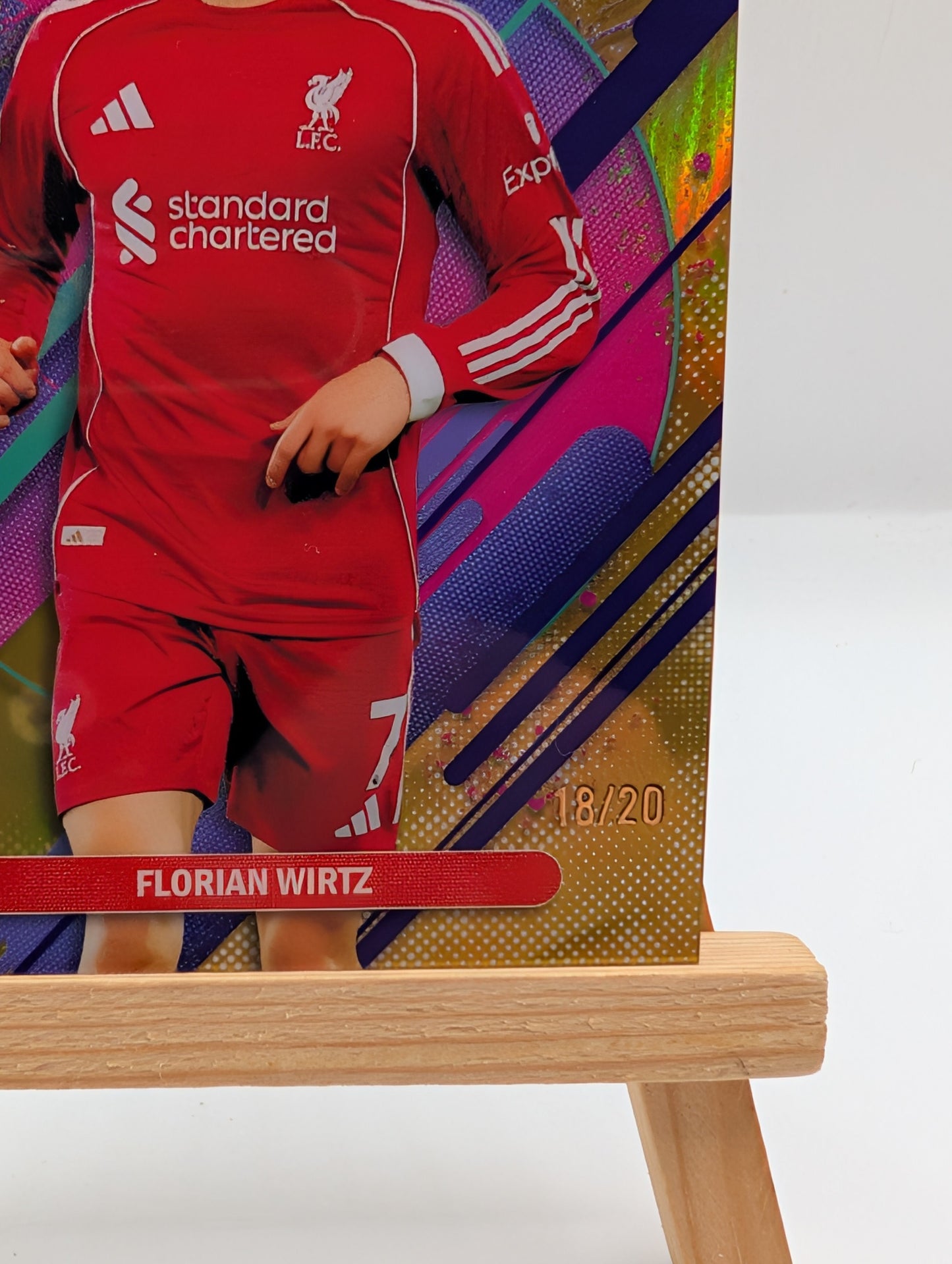 FLORIAN WIRTZ 2025-26 TOPPS FINEST P/L #260 GOLD REFRACTOR /20 FRENLY BRICKS - Open 7 Days