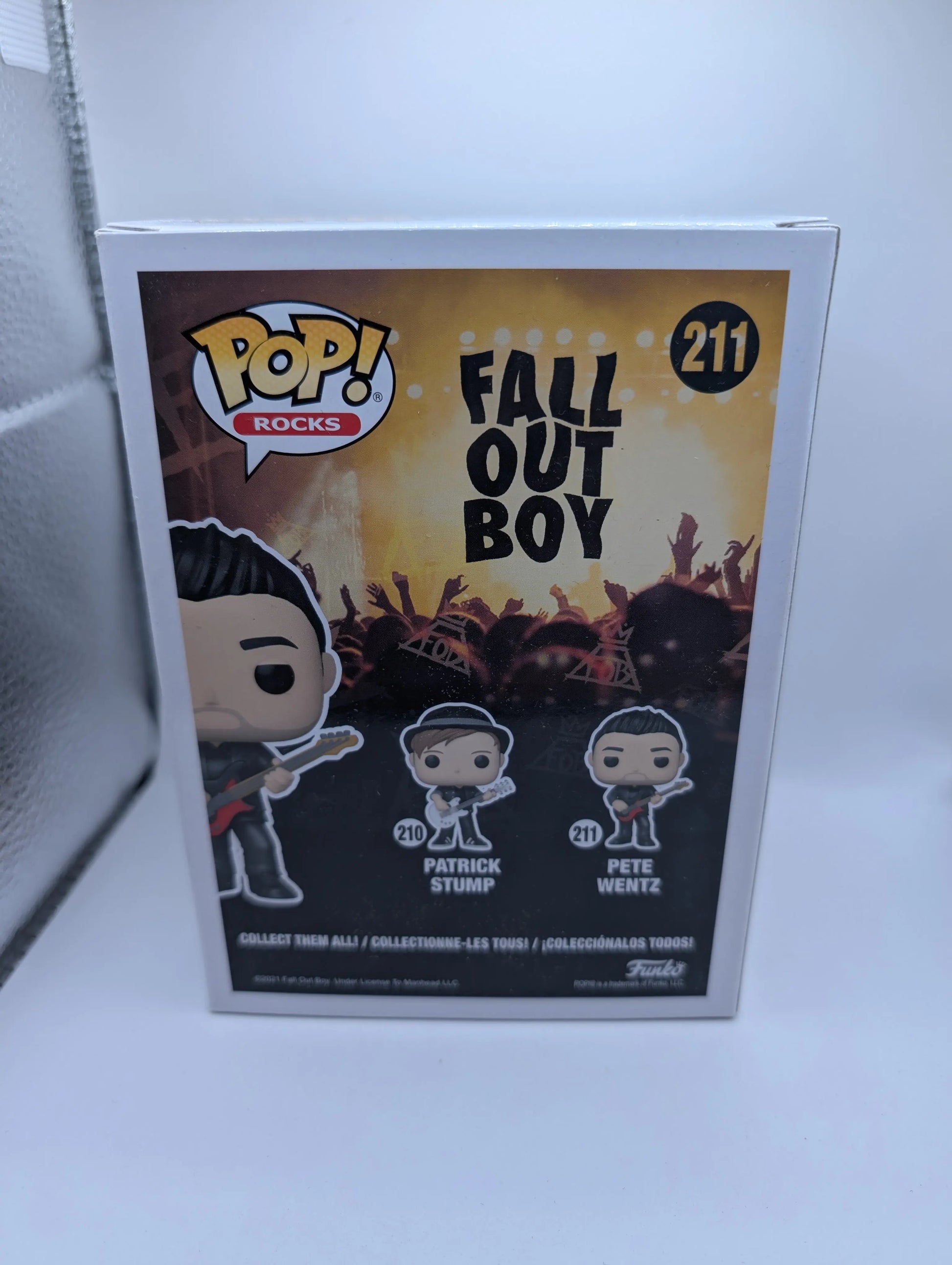 FUNKO POP! VINYL - Pete Wentz  - # 211 - Fall Out Boys FRENLY BRICKS - Open 7 Days