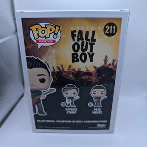 FUNKO POP! VINYL - Pete Wentz  - # 211 - Fall Out Boys FRENLY BRICKS - Open 7 Days