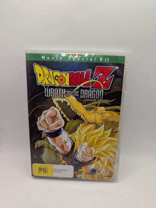 Dragonball Z Wrath of the Dragon DVD Movie Authentic Anime Dragon Ball