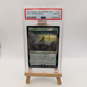 PSA 10 - Last March of the Ents - MTG #172 Lord of the Rings LOTR - PRISTINE FRENLY BRICKS - Open 7 Days