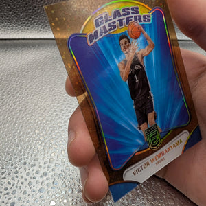 Victor Wembanyama 04/10 Glass Masters Panini Elite FRENLY BRICKS - Open 7 Days