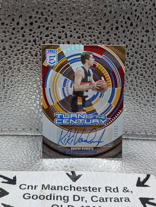 2023-24 Panini Elite Kiki VanDeWeghe 10/10 auto FRENLY BRICKS - Open 7 Days