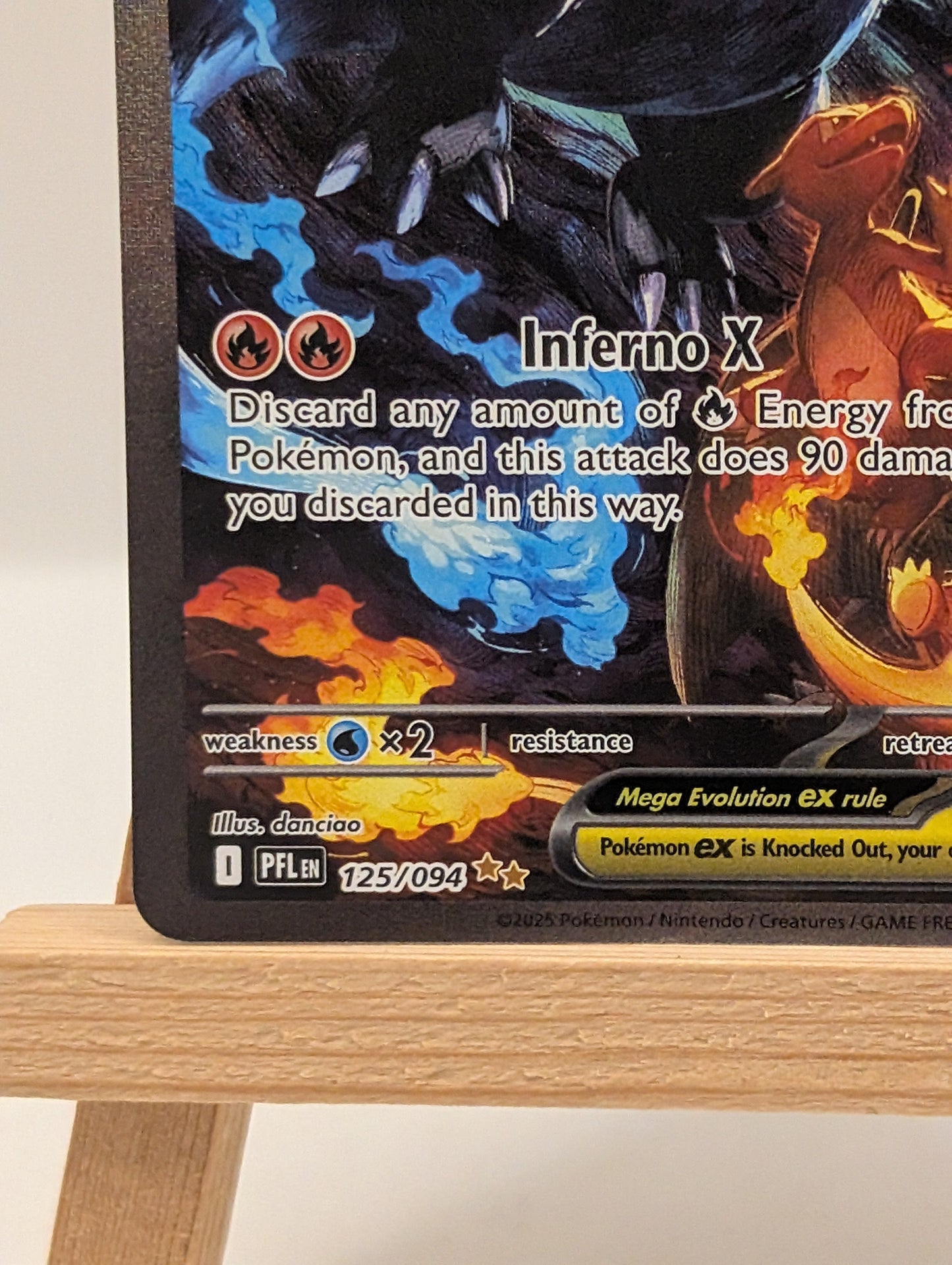 MEGA CHARIZARD X EX #125/094 SIR ME02: PHANTASMAL FLAMES HOLO POKEMON TCG FRENLY BRICKS - Open 7 Days