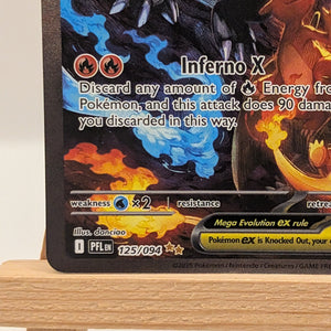 MEGA CHARIZARD X EX #125/094 SIR ME02: PHANTASMAL FLAMES HOLO POKEMON TCG FRENLY BRICKS - Open 7 Days