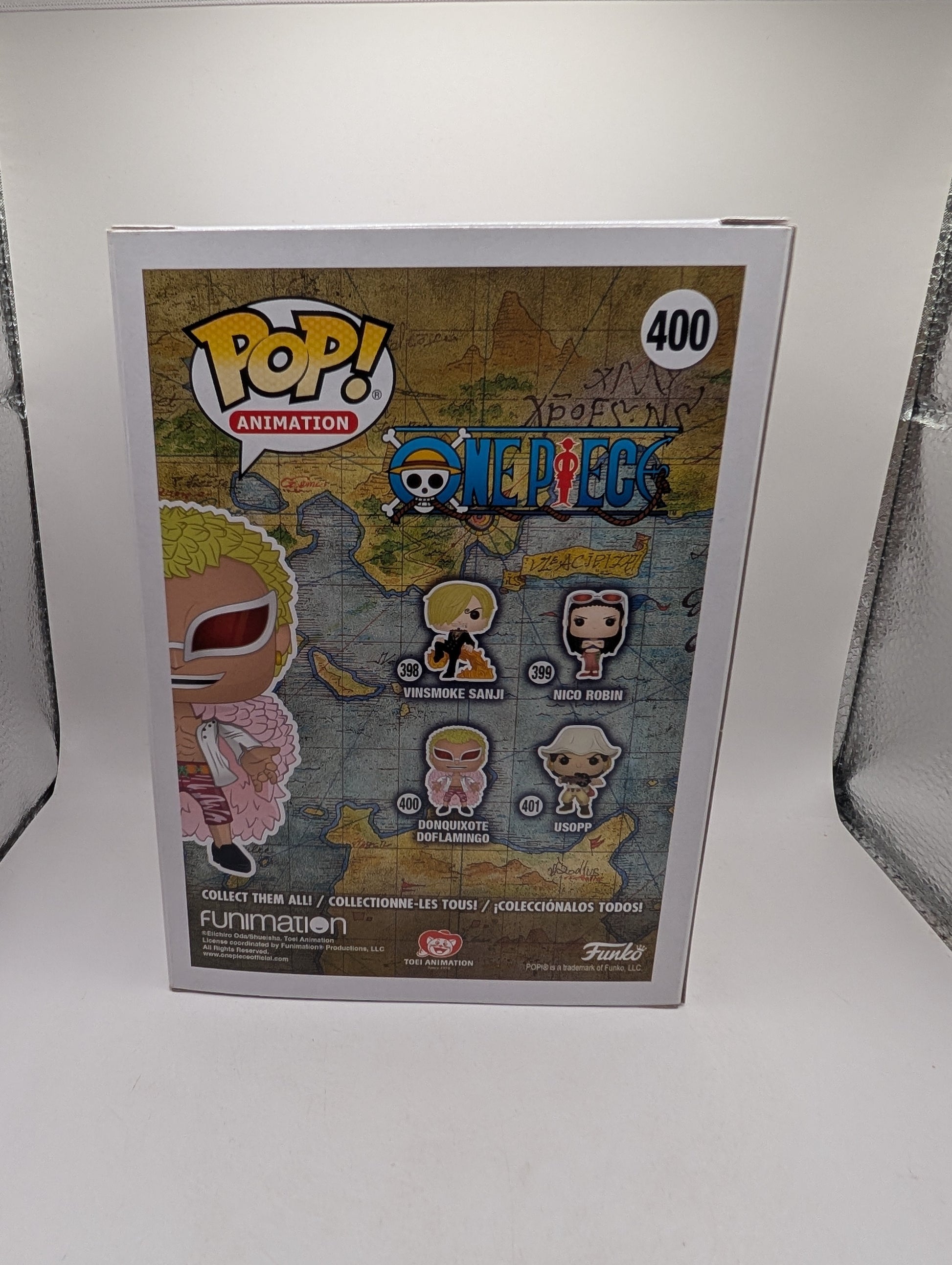 One Piece - Donquixote Doflamingo #400 Pop! VINYL Figure FRENLY BRICKS - Open 7 Days