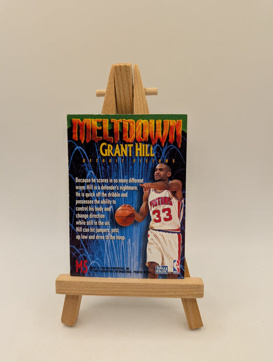 1995-96 Skybox Premium Grant Hill Meltdown Lenticular #NNO 76ers FRENLY BRICKS - Open 7 Days