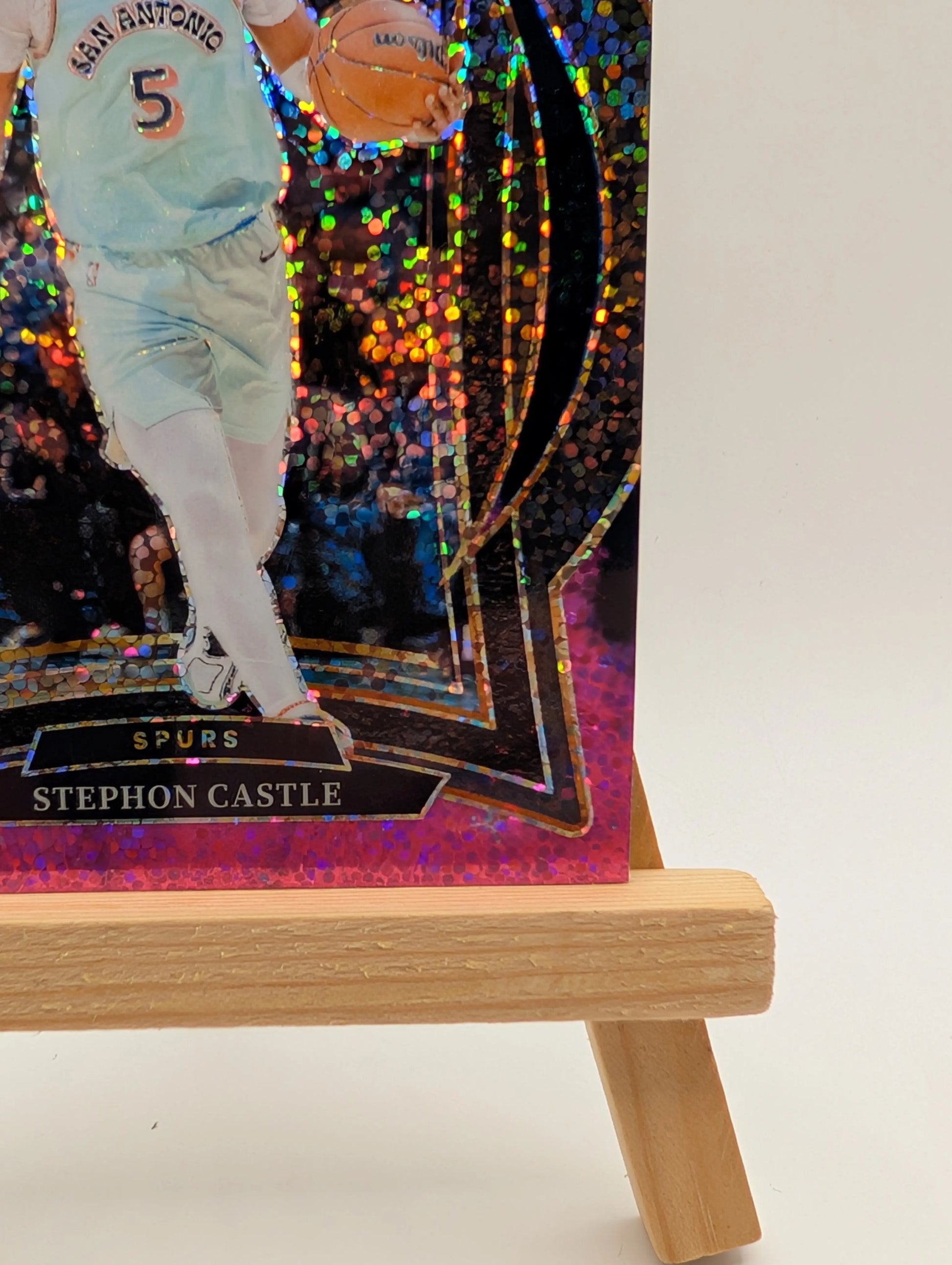 2024-25 Panini Select Concourse Stephon Castle #72 Cosmic Prizm (RC) Spurs FRENLY BRICKS - Open 7 Days